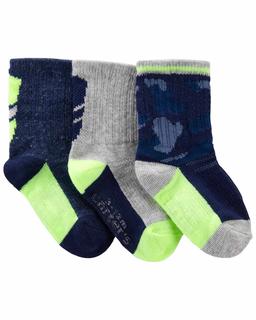  Erkek Bebek Soket Çorap 3'lü Paket