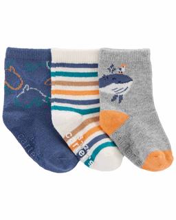  Erkek Bebek Çorap 3'lü Paket