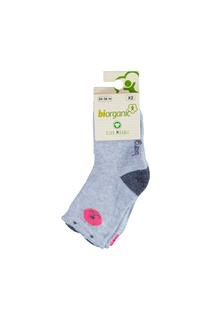  Bebek Organik Soket Çorap 2'li Paket Pembe