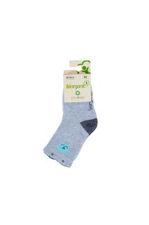 Bebek Organik Soket Çorap 2'li Paket Yeşil