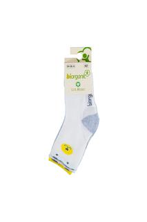  Bebek Organik Soket Çorap 2'li Paket Sarı